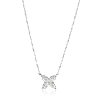 Tiffany & Co. Victoria Diamond Pendant in  Platinum 0.81 CTW