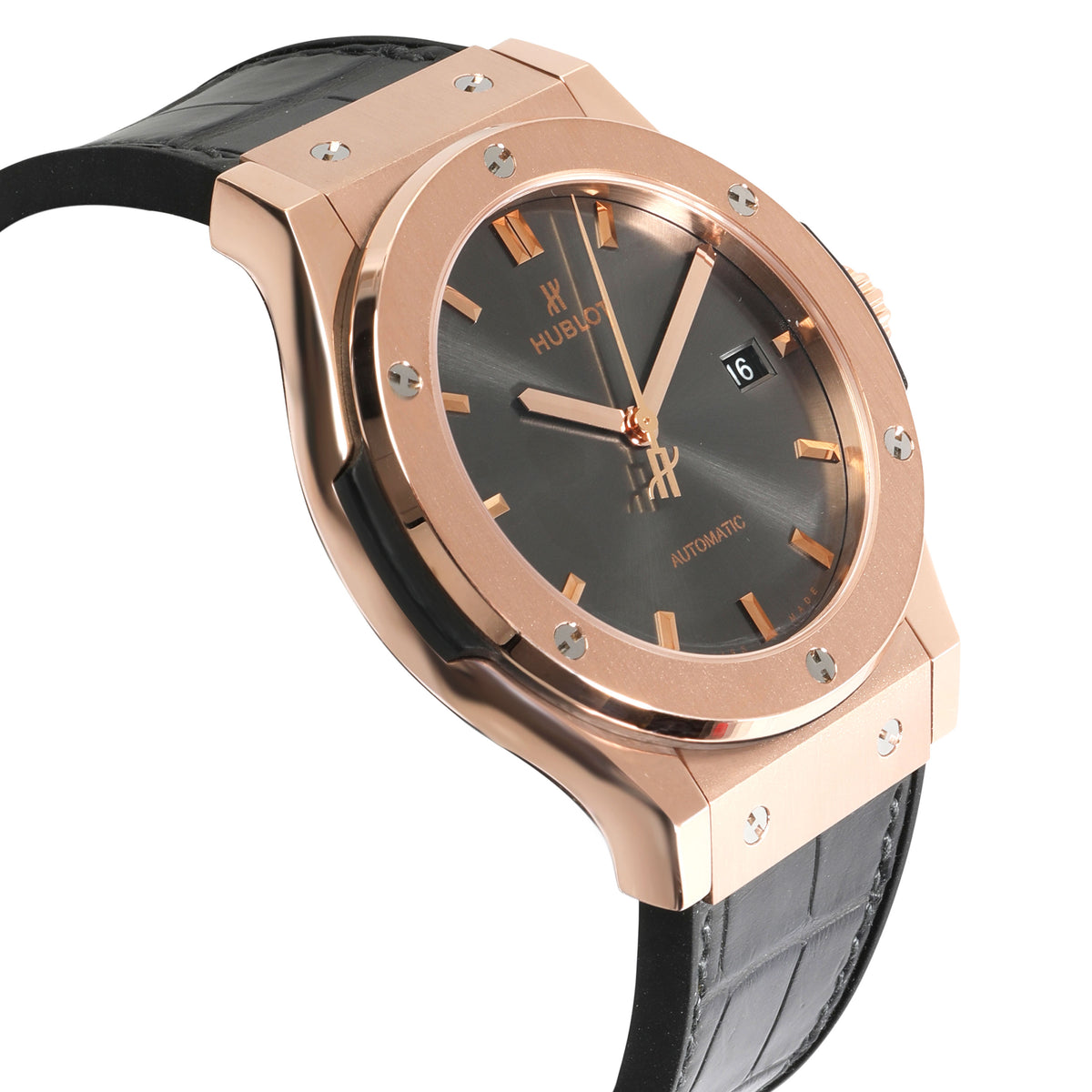 Hublot Classic Fusion Racing Gray 542.OX.7081.LR Mens Watch in 18kt Rose Gold