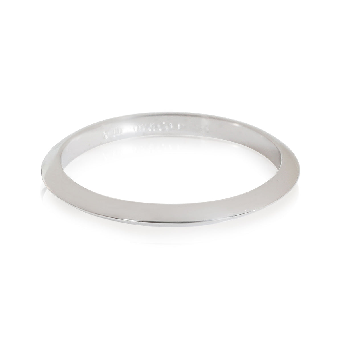 Tiffany & Co. 2 mm Knife Edge Wedding Band in Platinum