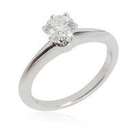 Tiffany & Co. Diamond Engagement Ring in Platinum F VS1 0.51 CTW