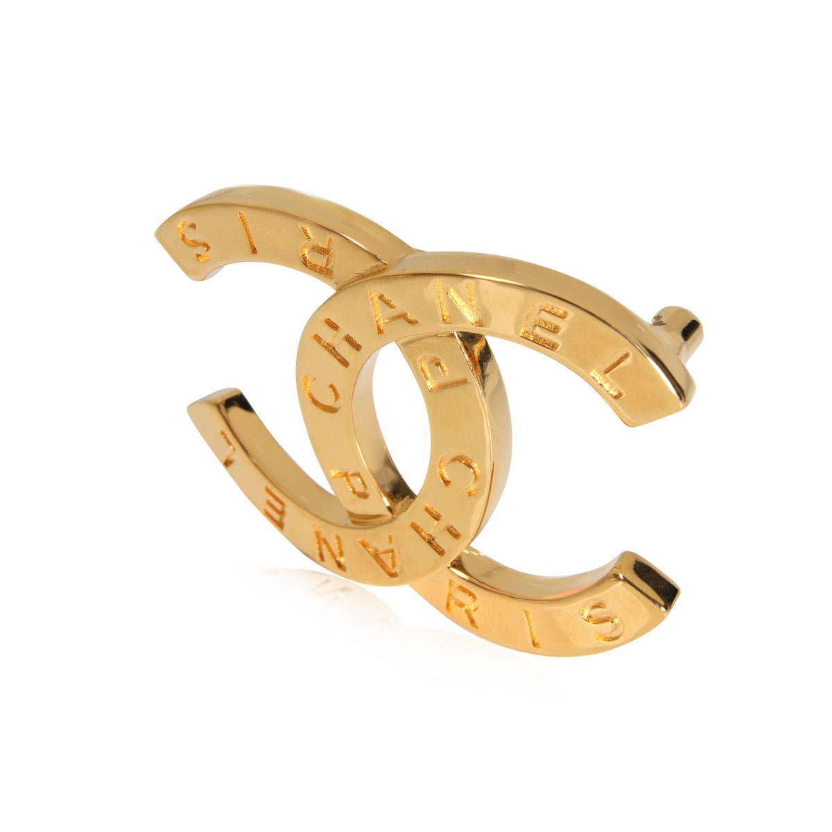 Chanel double sales c brooch