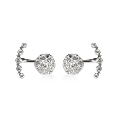 Etincelle de Cartier Diamond Studs & Jacket  Earring in 18K White Gold 0.9 CTW