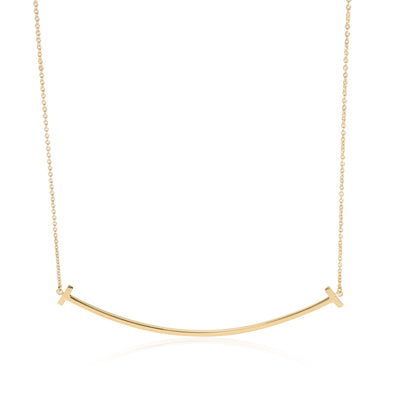 Tiffany & Co. Tiffany T Smile Necklace in 18k Yellow Gold