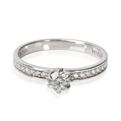 H. Stern Diamond Engagement Ring in 18K White Gold G-H SI 0.28 CTW