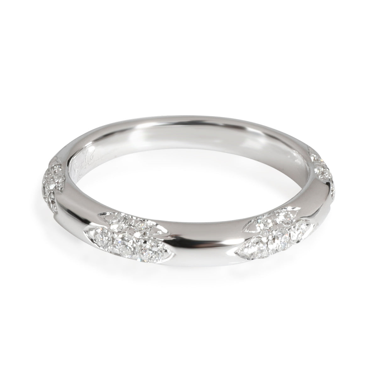 Shane Diamond Wedding Band in 14K White Gold CTW