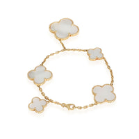 Van Cleef & Arpels Magic Alhambra 5 Station Mother Of Pearl Bracelet