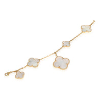 Van Cleef & Arpels Magic Alhambra 5 Station Mother Of Pearl Bracelet