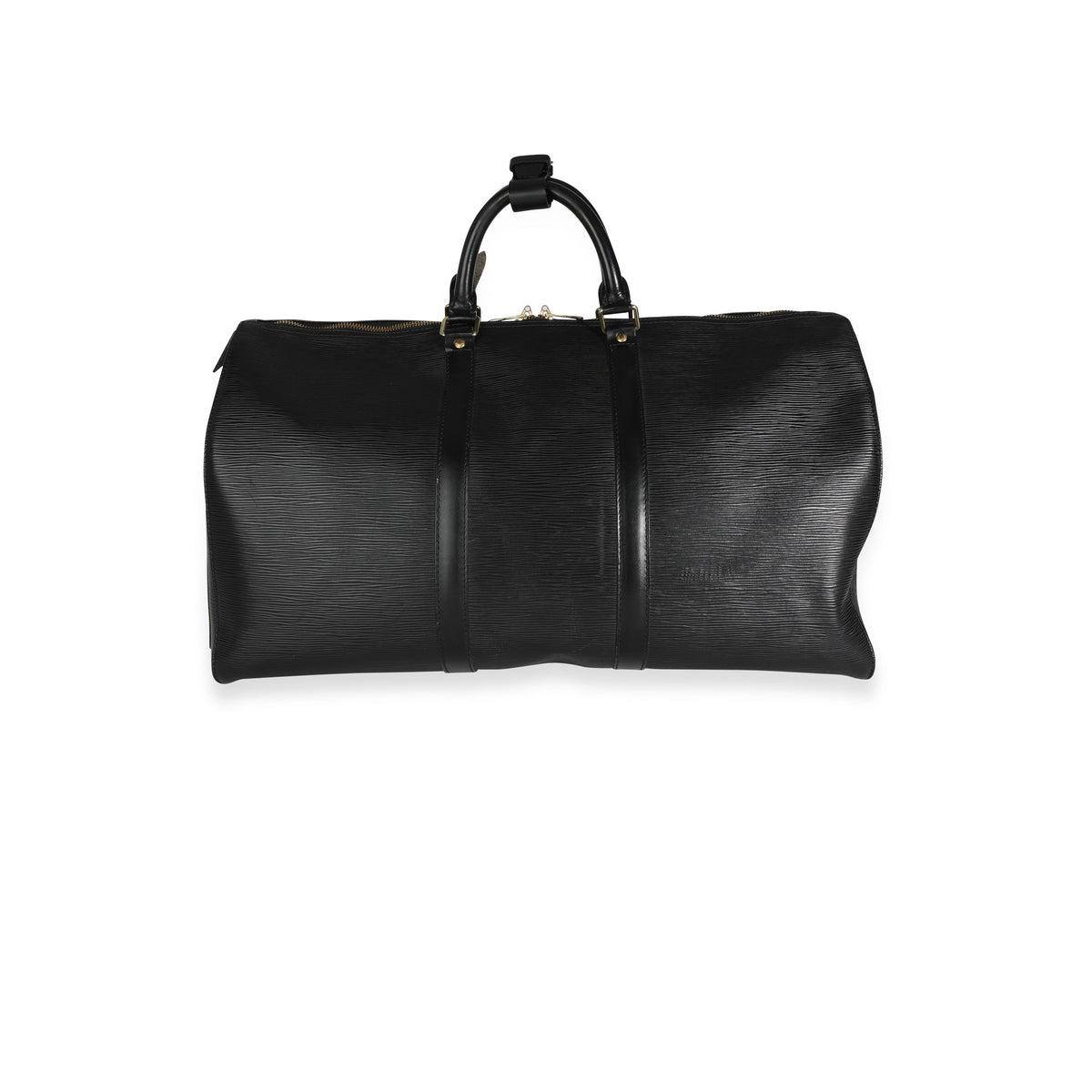 Louis Vuitton Black Epi Leather Keepall 50