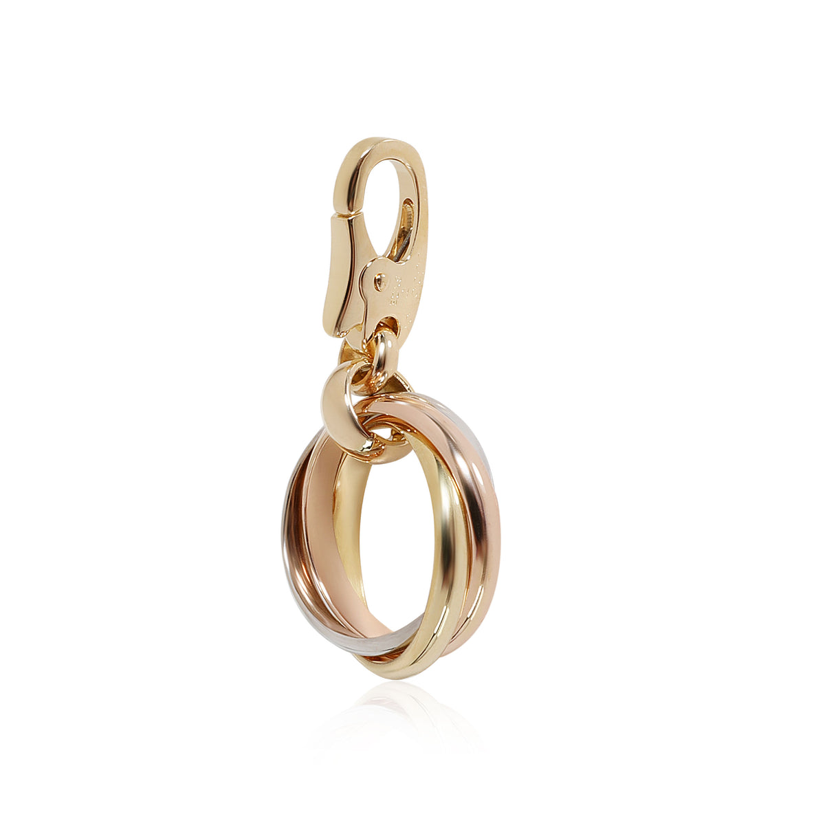 Cartier Trinity Charm in 18k 3 Tone Gold