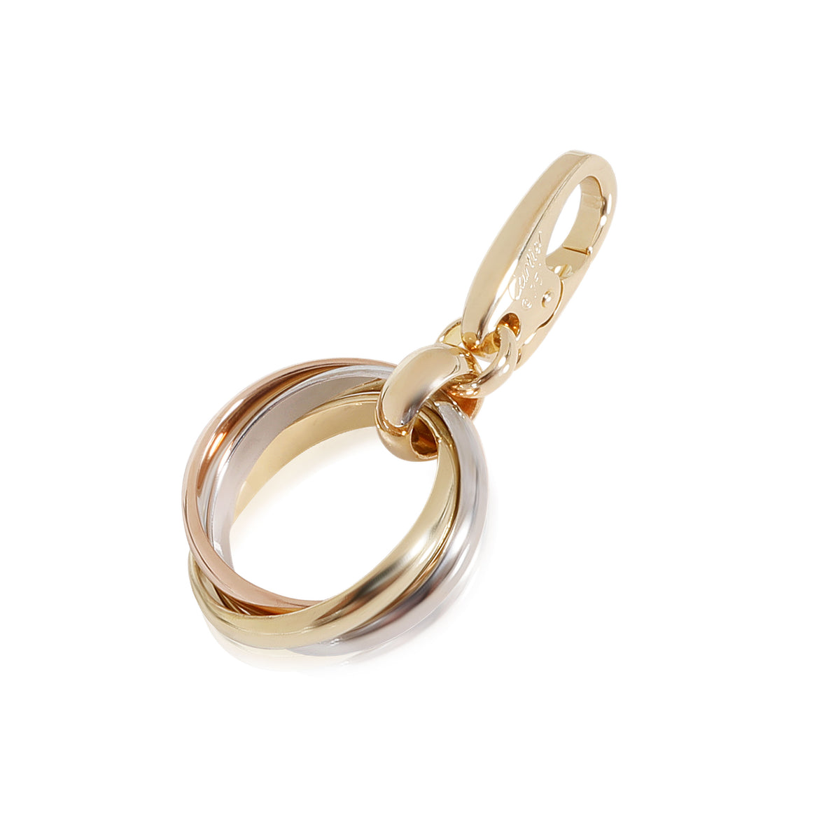 Cartier Trinity Charm in 18k 3 Tone Gold myGemma Item 113190