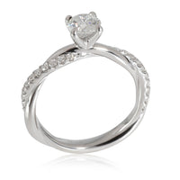 James Allen Diamond Engagement Ring in 14K Gold GIA Certified F SI1 0.70 CTW