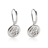Tiffany & Co. Cobblestone Diamond Drop Earring in  Platinum 0.52 CTW