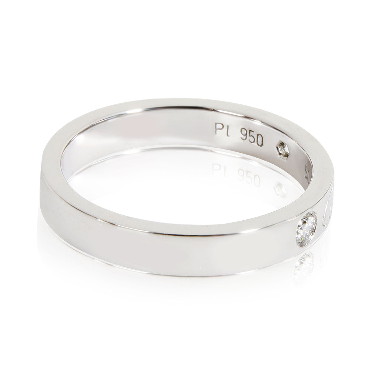 Cartier C De Cartier Diamond Ring in Platinum 0.07 CTW