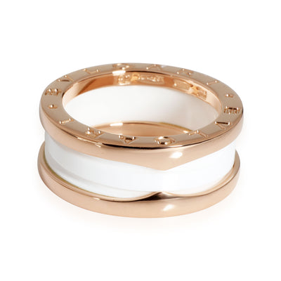 BVLGARI B.Zero1 Ceramic Band in 18k Rose Gold