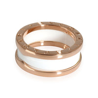 BVLGARI B.Zero1 Ceramic Band in 18k Rose Gold