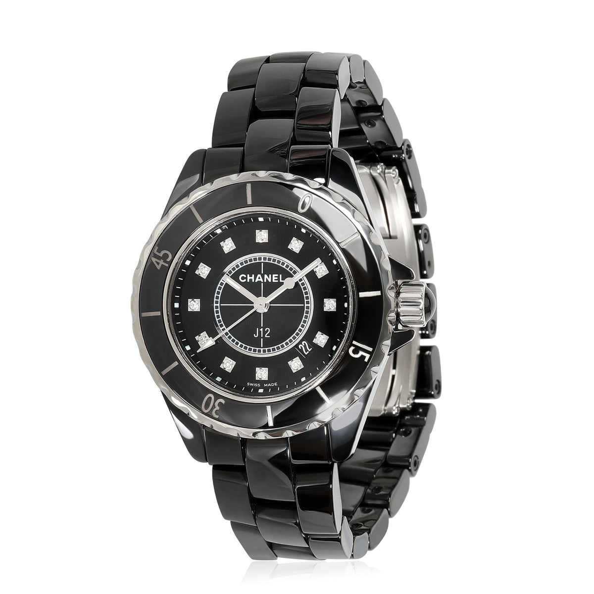 Chanel J-12 H1625 Womens Watch in  Ceramic