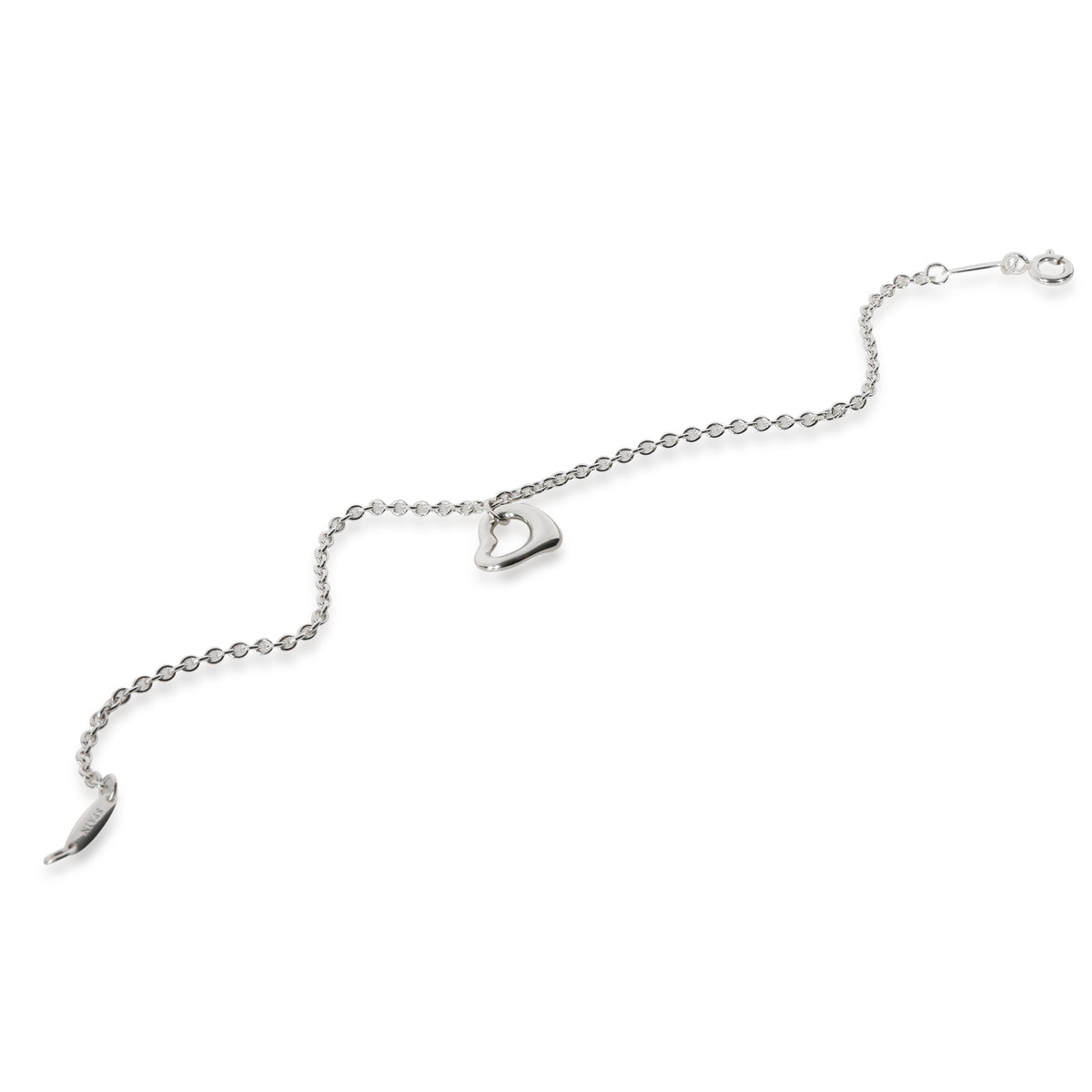 Tiffany & Co. Elsa Peretti Open Heart Bracelet in Sterling Silver