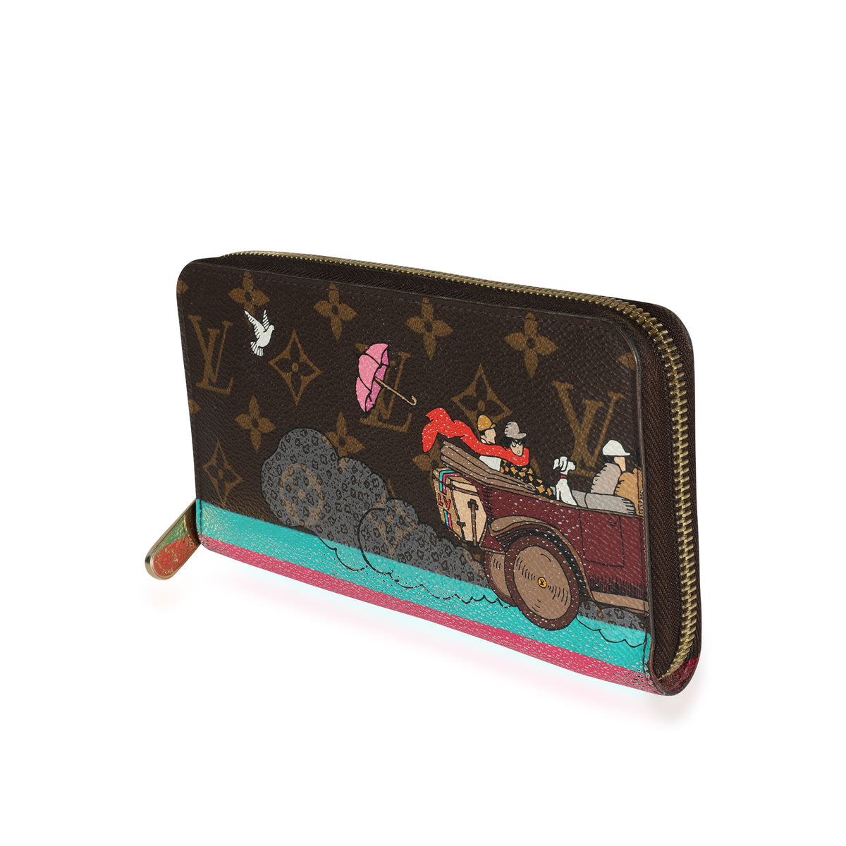 Louis Vuitton Monogram Canvas Zippy Compact Wallet, myGemma