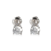 Diamond Stud Earrings in 14K White Gold (1 CTW)