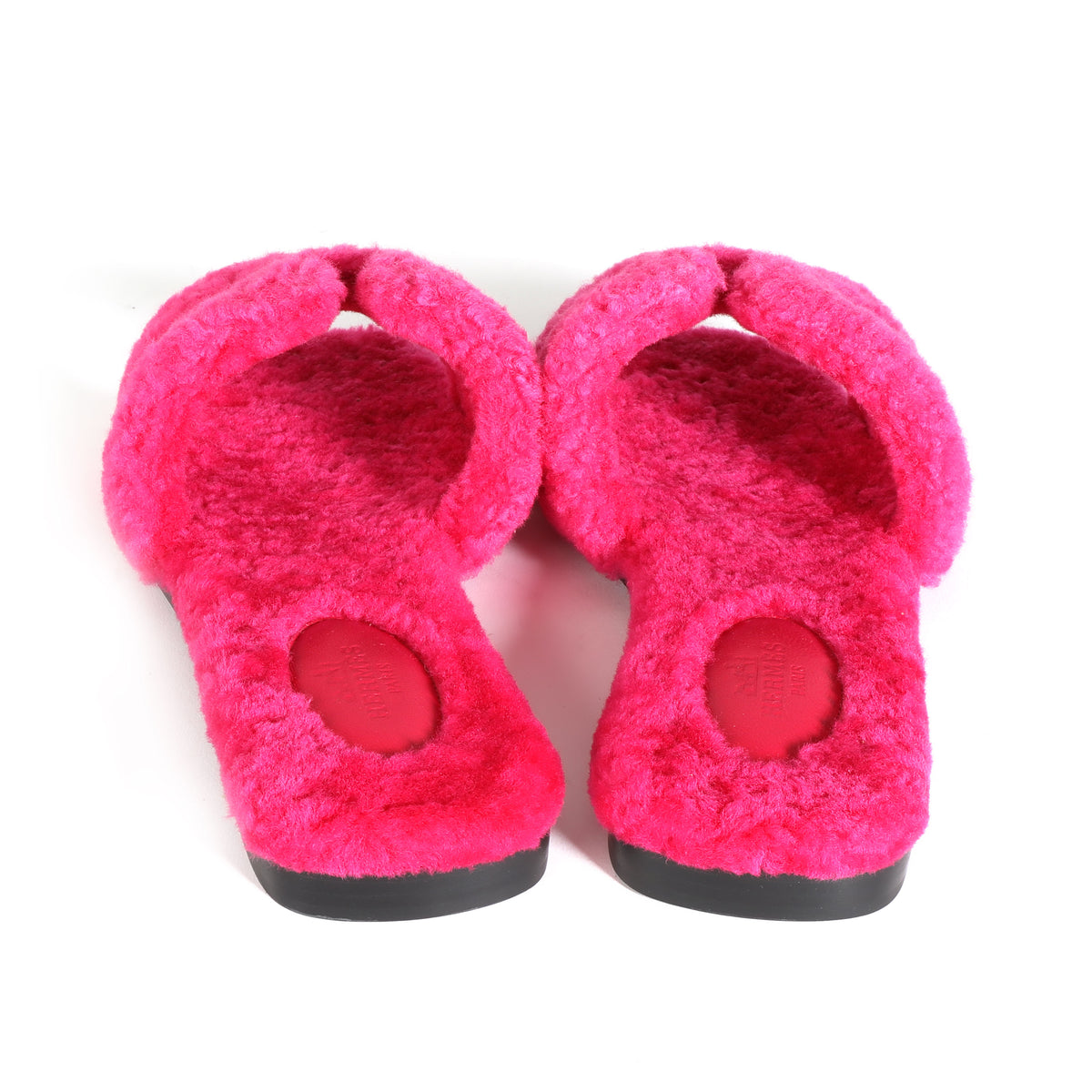 Hermes Fur Sandals Canada Hermès Fuchsia Shearling Oran