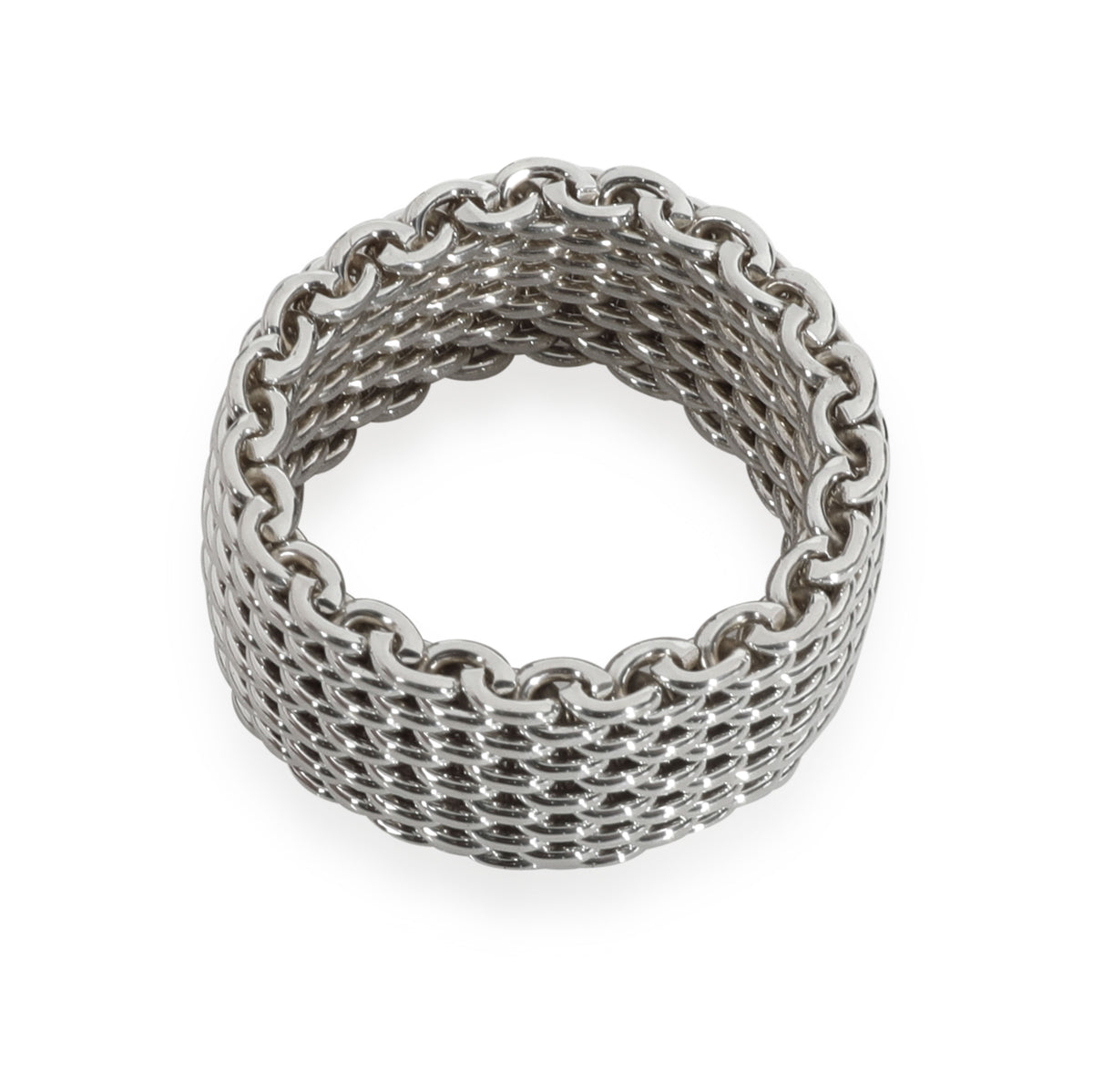 Tiffany & Co. Somerset Mesh Ring in sterling Sterling Silver