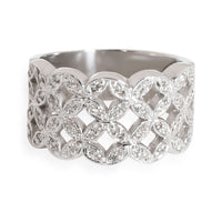 Open Diamond Marquise Style Band in 14k White Gold 0.4 CTW