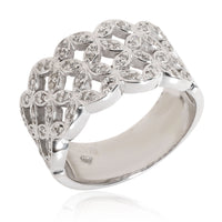 Open Diamond Marquise Style Band in 14k White Gold 0.4 CTW