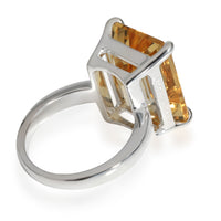 Tiffany & Co. Sparkler Citrine Gemstone Ring in Sterling Silver