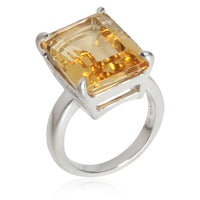 Tiffany & Co. Sparkler Citrine Gemstone Ring in Sterling Silver