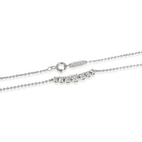 Tiffany & Co. Diamond Smile Necklace in platinum Platinum 0.37 CTW