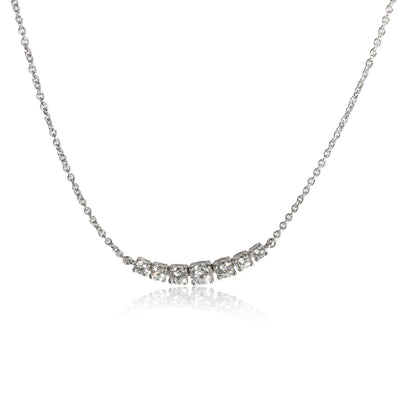 Tiffany & Co. Diamond Smile Necklace in platinum Platinum 0.37 CTW