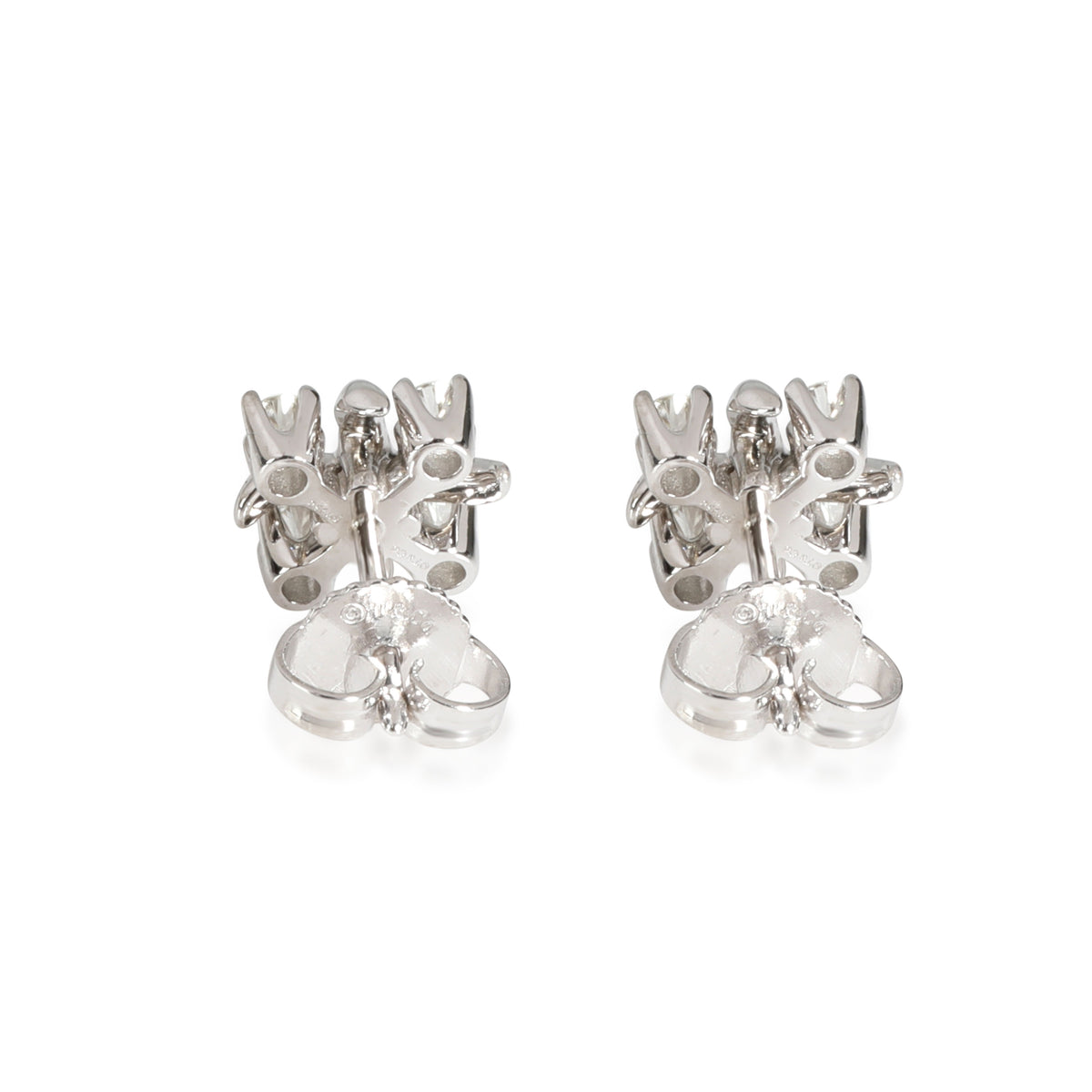 Tiffany & Co. Schumberger Diamond Earrings in Platinum 0.29 CTW