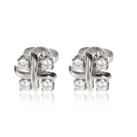 Tiffany & Co. Schumberger Diamond Earrings in Platinum 0.29 CTW