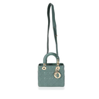 Dior Green Cannage Lambskin Lady Dior My ABCDior Bag