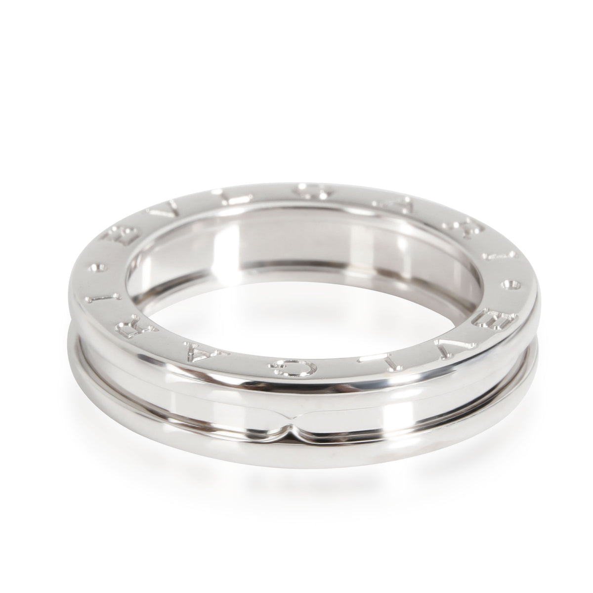 BVLGARI B.Zero1 1 Spiral Band in 18k White Gold