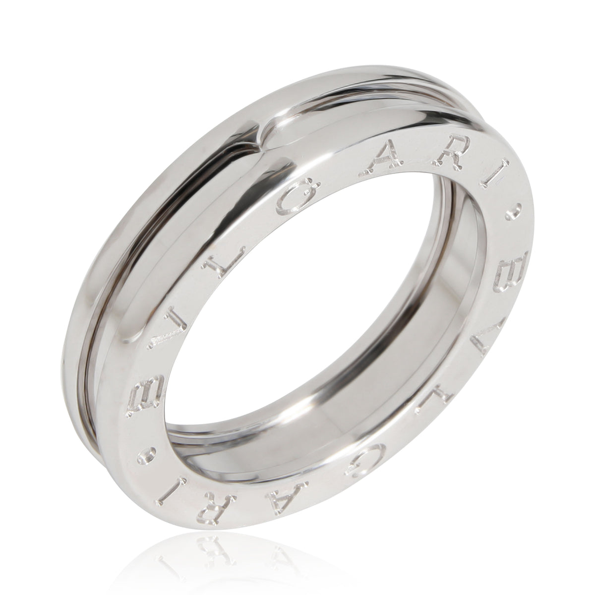 BVLGARI B.Zero1 1 Spiral Band in 18k White Gold