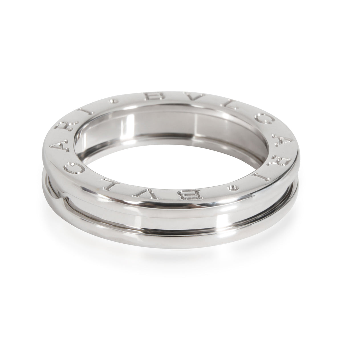 BVLGARI B.Zero1 1 Spiral Band in 18k White Gold