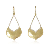 Amrapali Varsha Petal Diamond Earrings in 18K Yellow Gold (1.21 ctw)