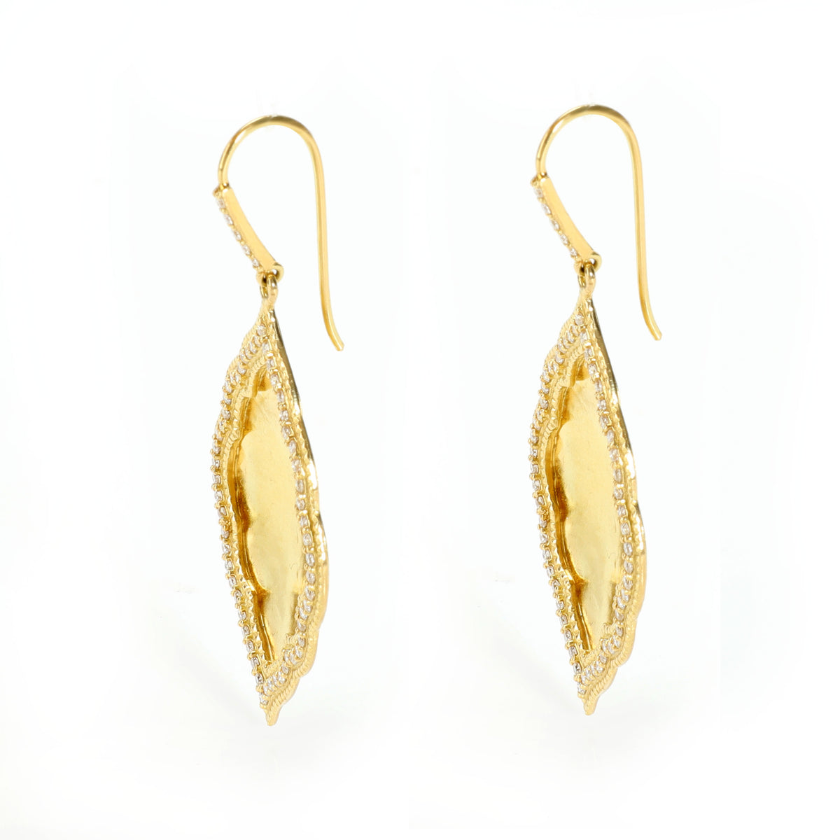 Amrapali Diamond Sohalia Drop Earrings in 18K Yellow Gold (1.04 ctw)