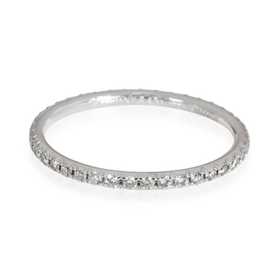 Tiffany & Co. Metro Diamond Eternity Band in 18k White Gold 0.34 CTW