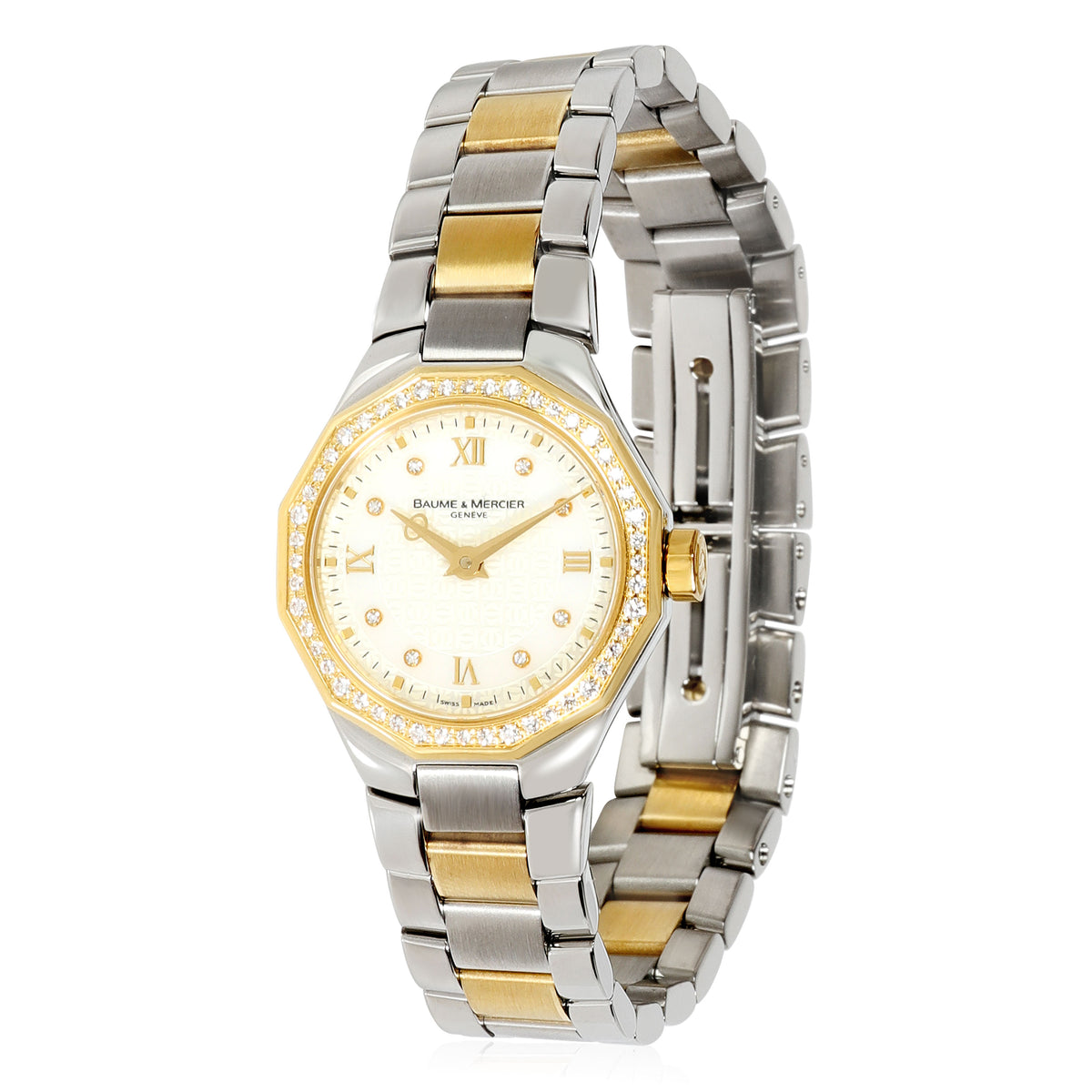 Baume & Mercier Mini Riviera 65508 Womens Watch in 18kt Stainless Steel/Yellow