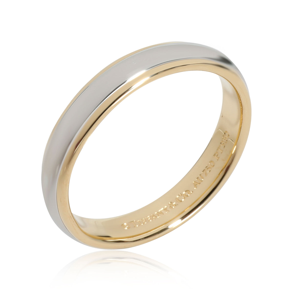 Tiffany & Co. Wedding Band in 18K Yellow Gold/Platinum