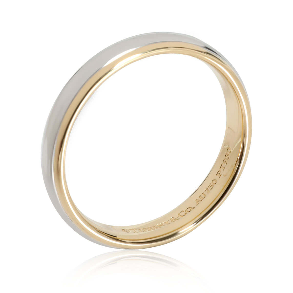 Tiffany & Co. Wedding Band in 18K Yellow Gold/Platinum