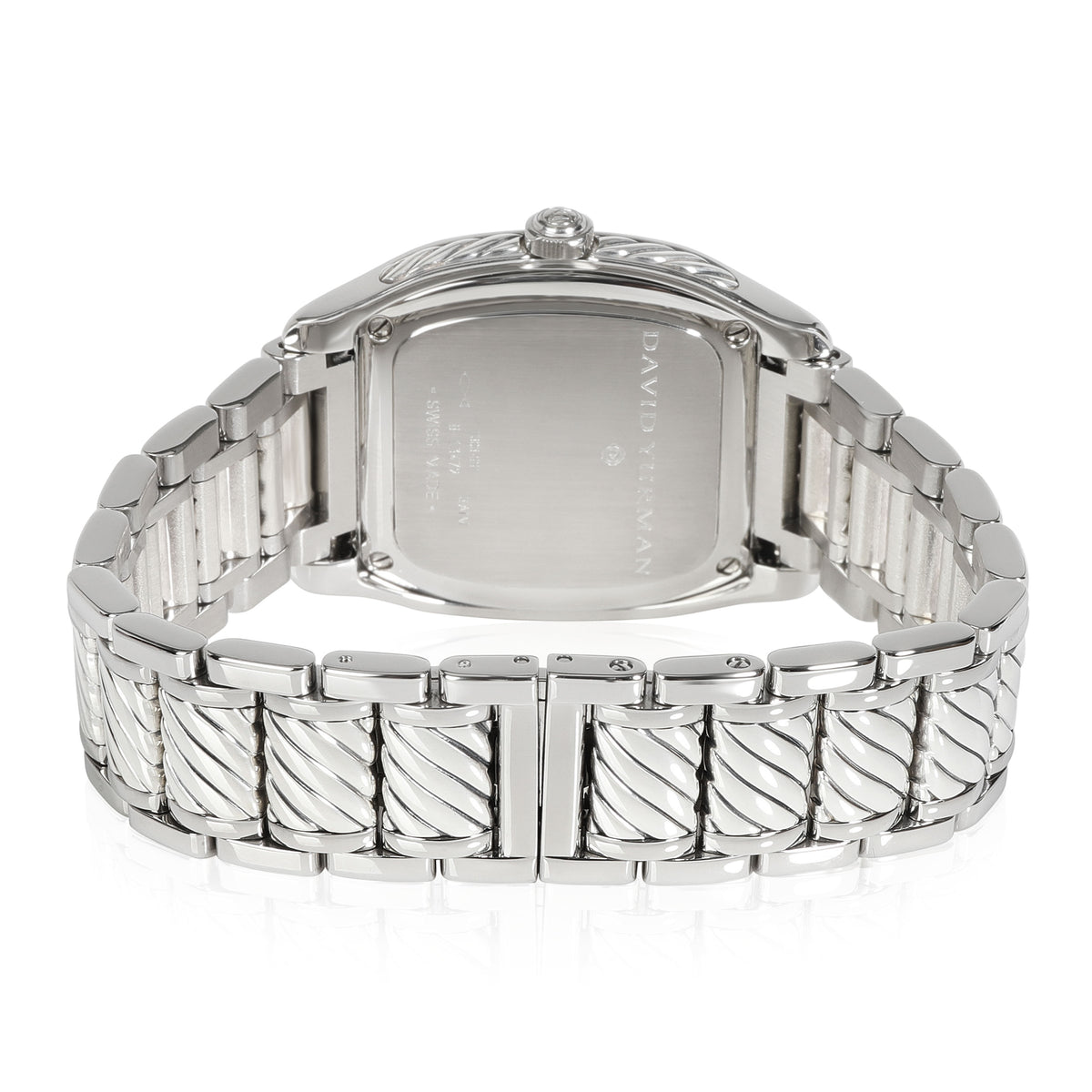 David Yurman Thoroughbred T303-SST Unisex Watch in  Sterling Silver/Stainless St