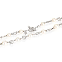 David Yurman Bijoux Pearl  Necklace in Sterling Silver