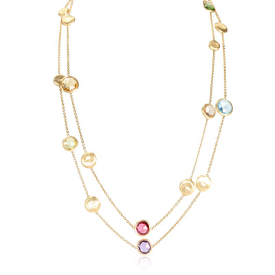 Marco Bicego Jaipur Station Necklace in 18k Yellow Gold