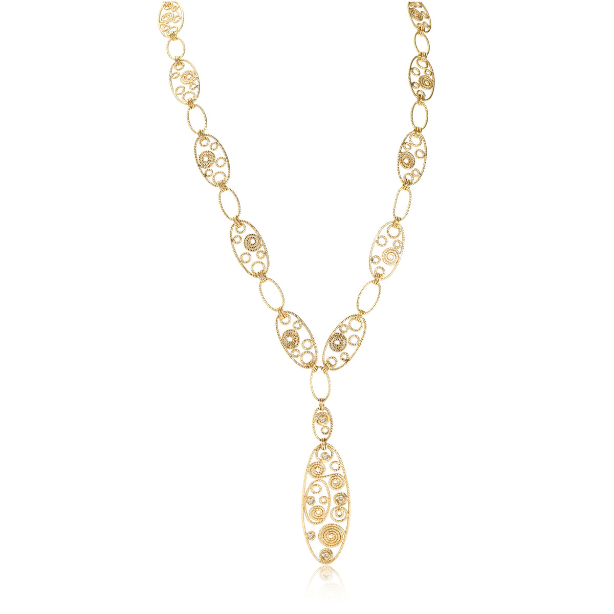 Roberto Coin Bollicine Necklace Necklace in 18k Yellow Gold