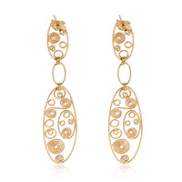 Roberto Coin Bollecine Earrings in 18k Yellow Gold