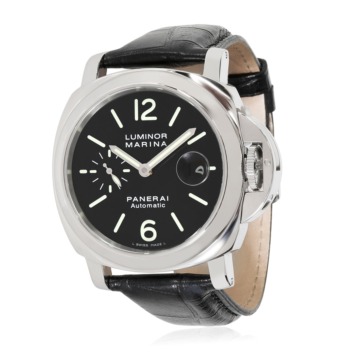 Panerai Luminor Marina PAM00104 Men's Watch in Stainless Steel ...