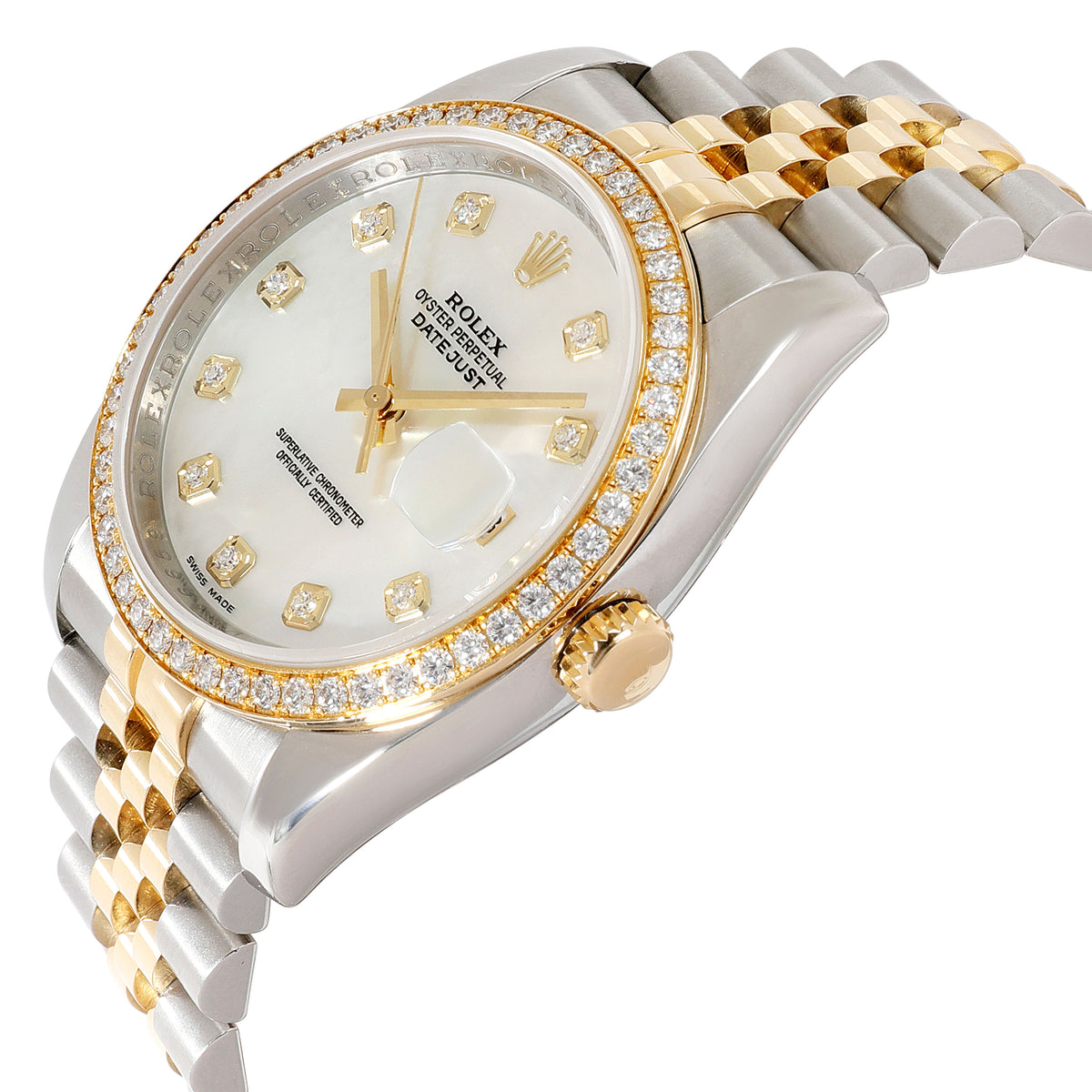 Rolex Datejust 116243 Men's Watch in 18kt Stainless Steel/Yellow Gold